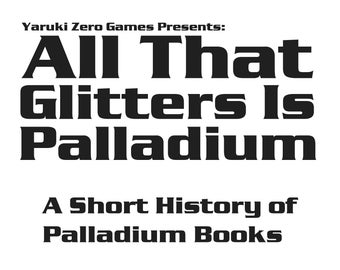 All That Glitters is Palladium