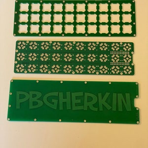 PB Gherkin Keyboard PCB and Plates