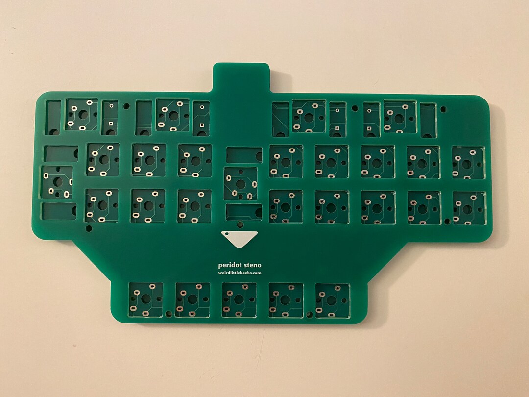 Peridot Steno Keyboard PCB and Plates Etsy