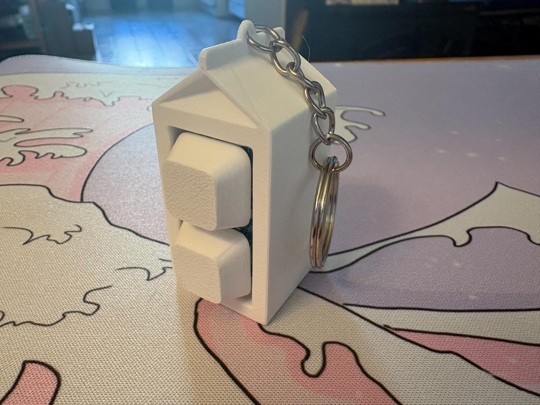 Milk Root Clicker Milk Carton 2-key Fidget Clicker - Etsy