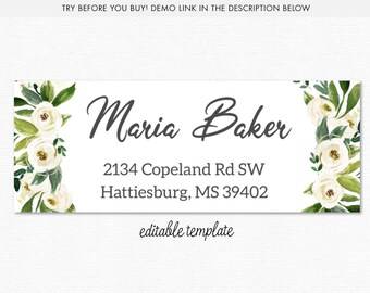 Avery 5160 Template Etsy