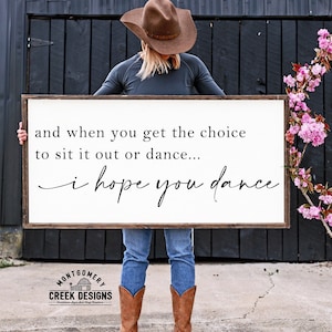 I Hope You Dance Svg, fichiers de coupe de ferme, ferme Svg, paroles de chansons country, fichiers coupés, fichiers de panneaux de bois, Lee Ann Womack