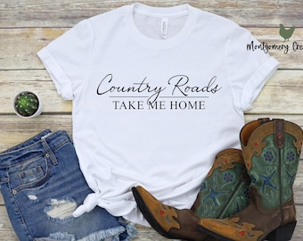 Country Roads Take Me Home Svg, Country Song SVG, Country Music Lyric SVG, Country Lyrics Sign, Country Western Music SVG,