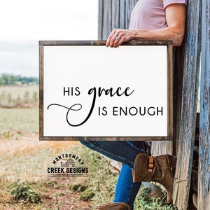 Su gracia es suficiente SVG, christian svg, bible verse svg, scripture svg