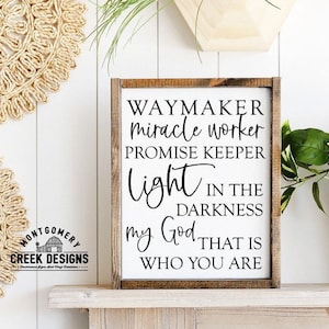 Waymaker Miracle Worker SVG, christliches SVG, Bibelvers svg, Schrift svg