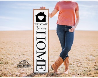 Welcome to our home svg, home quote, porch sign svg, welcome svg, png files, home svg