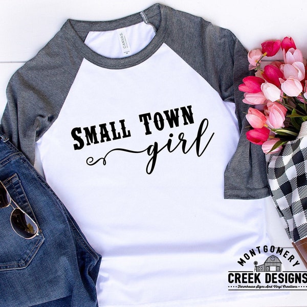 Small Town Girl Svg, farm girl svg, tshirt svgs, western svg, country svg, farm svg, small town girl svg, western shirt svg,