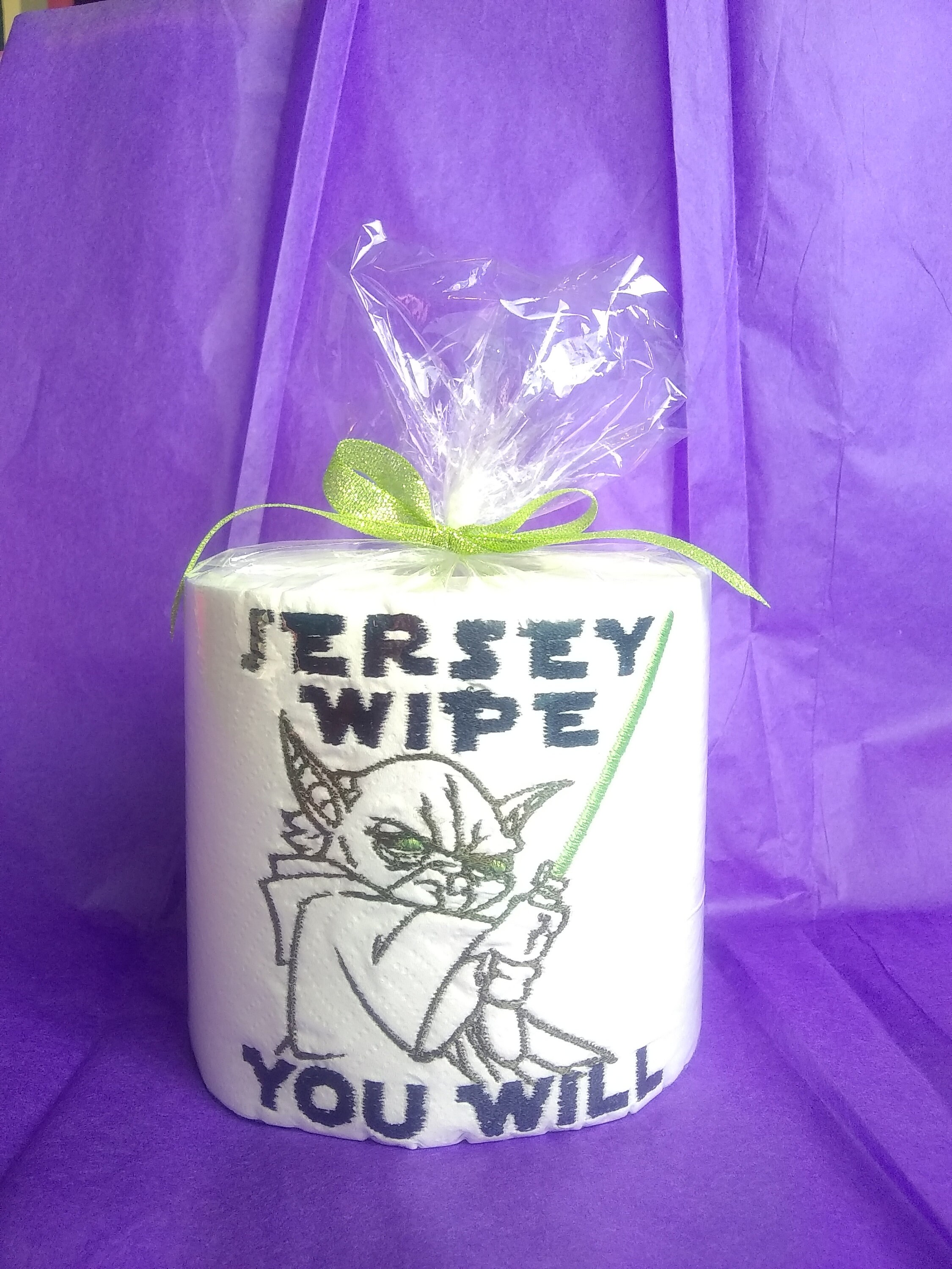 Yoda Embroidered Toilet Paper Star Wars Fan Best Gift wipe you Etsy