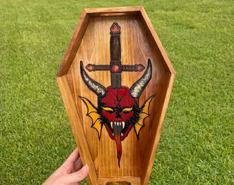 Bandeja para rodar dados de Eddie Munson para mazmorras y dragones, Halloween espeluznante, D&D, extraño