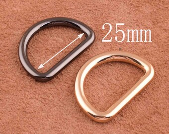 heavy Duty D Ring 2 inch D-ring Findings Metal D rings,zinc alloy strap D ring 50mm Flat Purse Loop for bagwalletpursediy making