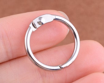 HAND /® Binding O Ring Hinged// Book Binder Ring 3.4 Inch Diameter x3 Rings More Sizes Available