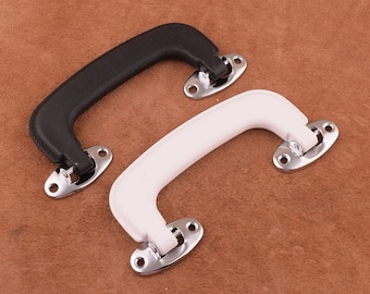 15*6cm Plastic handle Luggage Plastic Pull-Leather Case Chest Décor Handle Suitcase Rucksack Adjustable Replacement for briefcases/box/purse