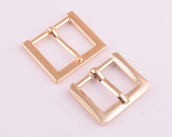 Adjuster Slide Buckle Metal Tri Glide buckle Purse Buckles light gold Bag Luggage Strap Buckles Square Belt Buckle for bag/purse/diy making