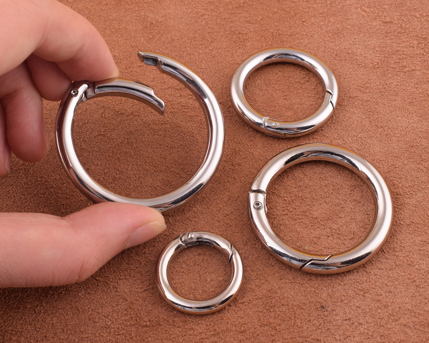 O Ring Spring Gate Ring Metal O Rings 38/30/25/17mm Spring - Etsy