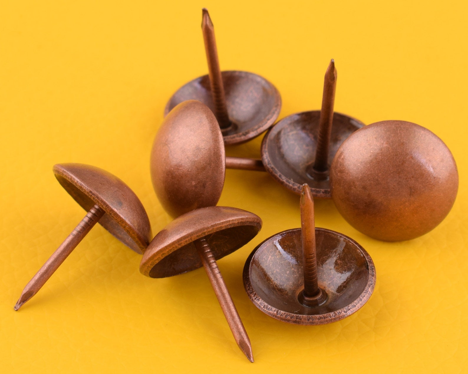 Copper Upholstery Tacks Nails Small 20 Mm Finished Upholstery Etsy UK