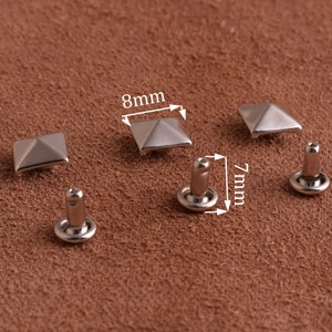 100sets-Copper metal Rivet for Leather craft,Medium Compression Rivet,Medium Compression Rivets Metal Screw Rivets DIY Jewelry Making Supply