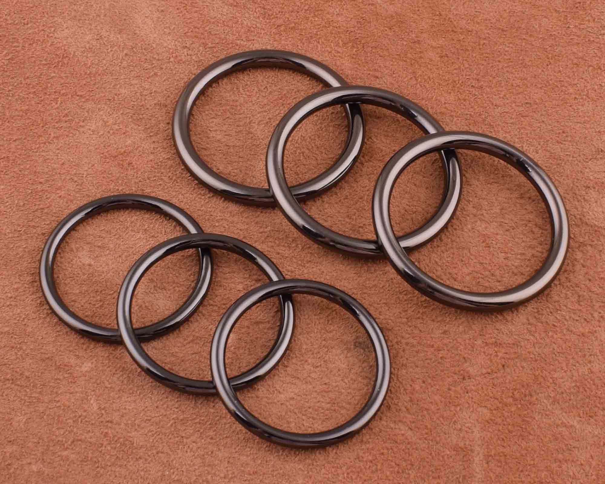 Round Ring buckles metal strap O ringsgunmetal o ring buckle Etsy