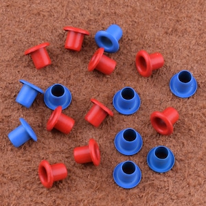 Brass Eyelets Grommets 2mm Round grommet eyelets,red/blue Hole metal Eyelets Grommet for DIY Leathercrafts Clothing Scrapbook Craft Projects