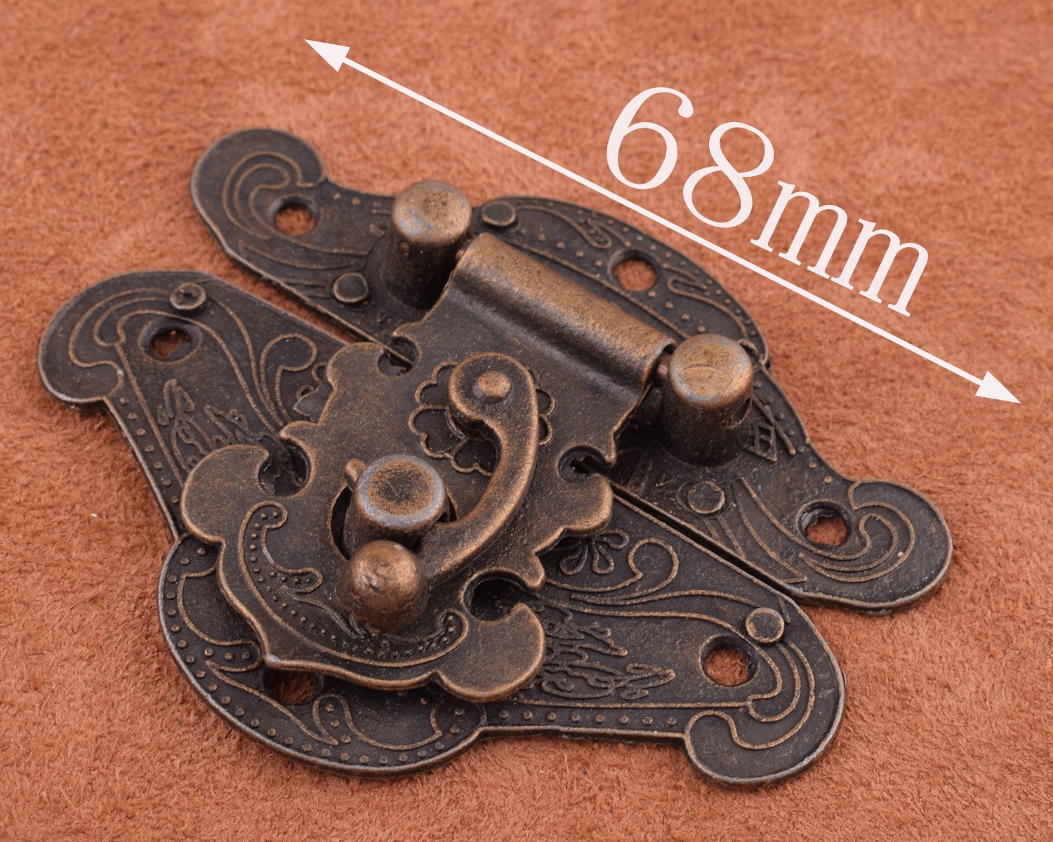 68mm Solid metal lock toggle snap latch catch zinc alloy Hook Etsy