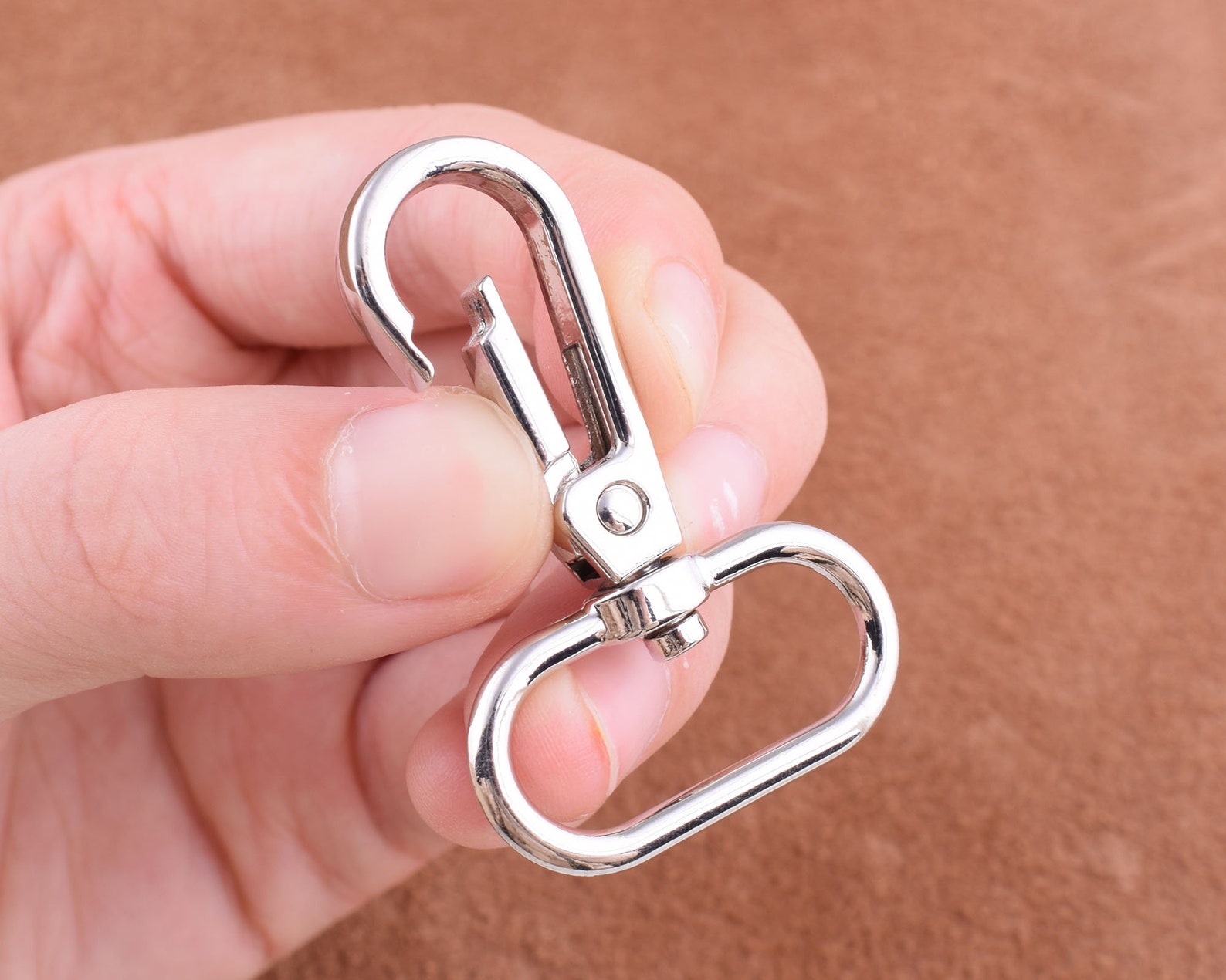 Swivel Snap Hook Swivel Snap Clip Hook1 Inch Push Gate Etsy
