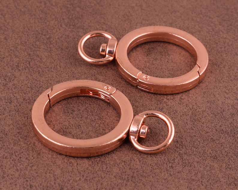 2Pcs-49mm Rose Gold Swivel hook,Dog Clasp,Lobster Clasp,Key Clas 2Pcs-49mm Rose Gold Swivel hook,Dog Clasp,Lobster Clasp,Key Clas