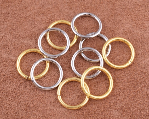 14-90mm Metal O Rings Welded Metal Loops Silver Round Strap Ring Buckle,bag  Handle Handbag Purse Bag Clasp Hardware Supplies Leather Craft - Etsy