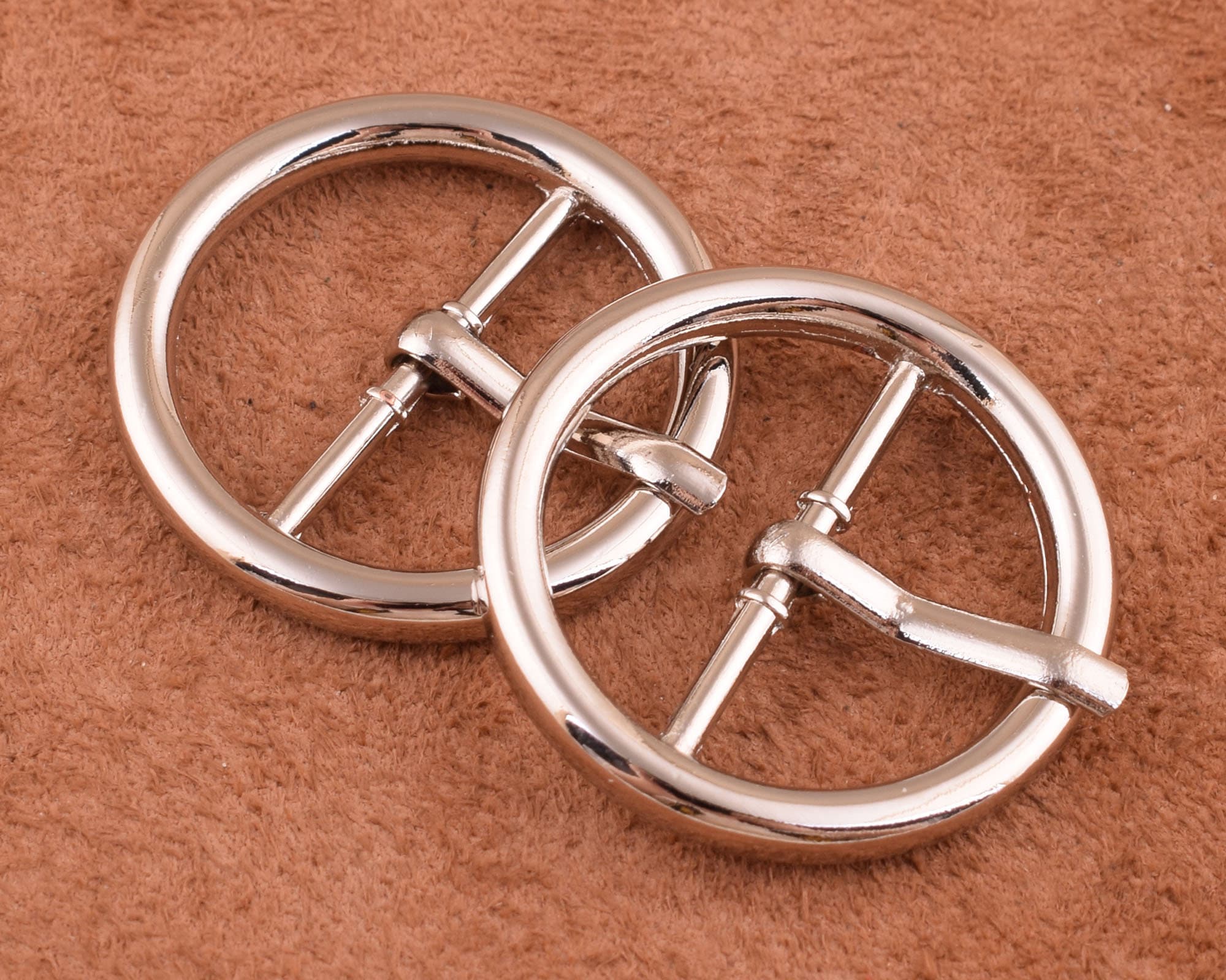 Round Belt Buckles Metal Buckle1 inch Dog Collar Buckle Etsy