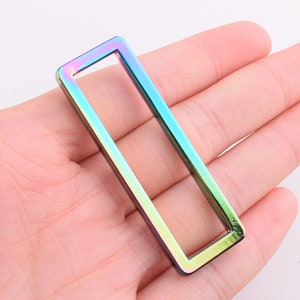 Metal Rectangle Buckle Ring for Bag Belt Loop Strap Heavy Duty ...