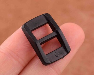50 Fibbie Scorrevoli Tri-Glide In Plastica 38 Mm Per Cinghie Zaino – Regolabili, Colore Nero, Accessori Per Borse E Caschi