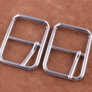 Runde Square Center Bar Pin Schnalle, 35mm Metall Schnalle, Metall Tasche Riemen Pin Schnalle, Zinklegierung Schiebe Gürtelschnalle für Handtasche Gurtband Hardware