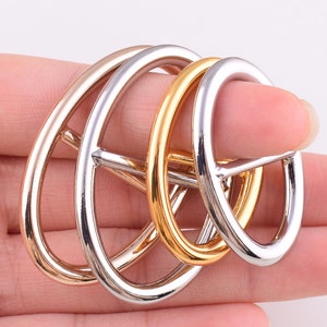 metal adjuster slide belt buckle tri bar buckles strap buckle,23/17mm rectangle slide buckles for purse/bag webbing strap accessories