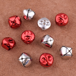 Jingle Bell Charms Small Metal Christmas Bell,16mm Durable jingle cross bells,Supply Pet Necklace Craft Bell Charms for holiday/diy making