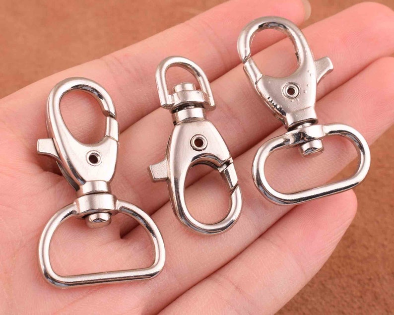 Large Swivel Lobster Clasp Clips 10pcs Swivel Lobster Etsy