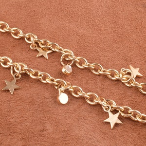 Goldstar Metal Hand Bag Purse Chain