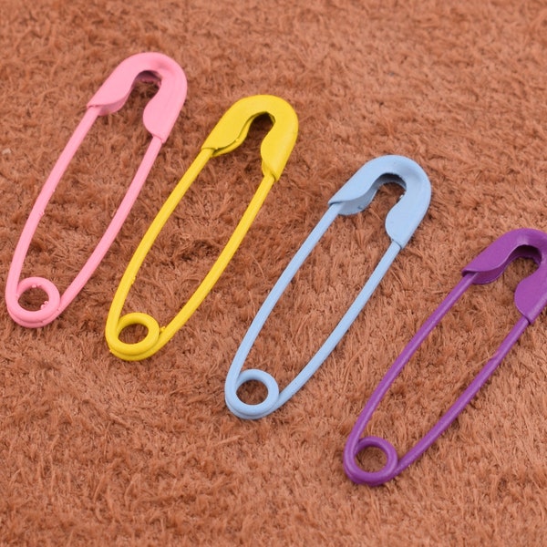 19 * 5mm Sicherheitsnadeln kleine Sicherheitsnadeln mischen und passen Kilt Pins Broschen Metall Sicherheitsnadeln Bar Pins für Tasche/Kleidung/Pullover-100pcs