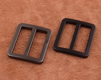 6 pcs black metal buckle connector trim metal buckle,1.25 inch gunmetal leather covered buckles,32mm solid metal buckles, coat buckles