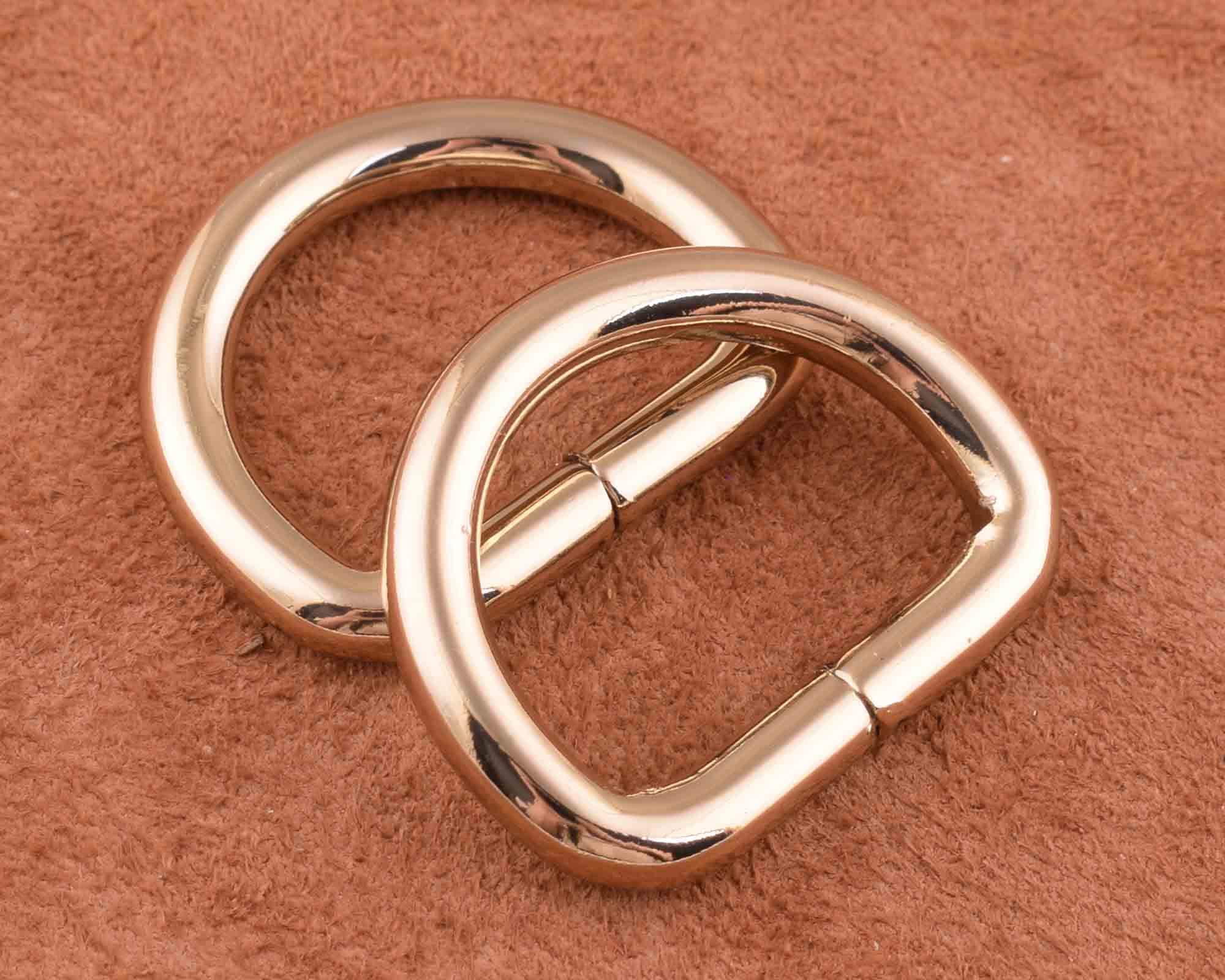 1 Inch D Rings Light Gold Metal D Ring Purse D Ring Buckle Etsy