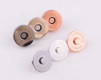 magnetic snap leather closures magnetic snaps clasps,18mm Magnetic Snaps Closure Button Strong Force Clasps for purse bag clutch wallet
