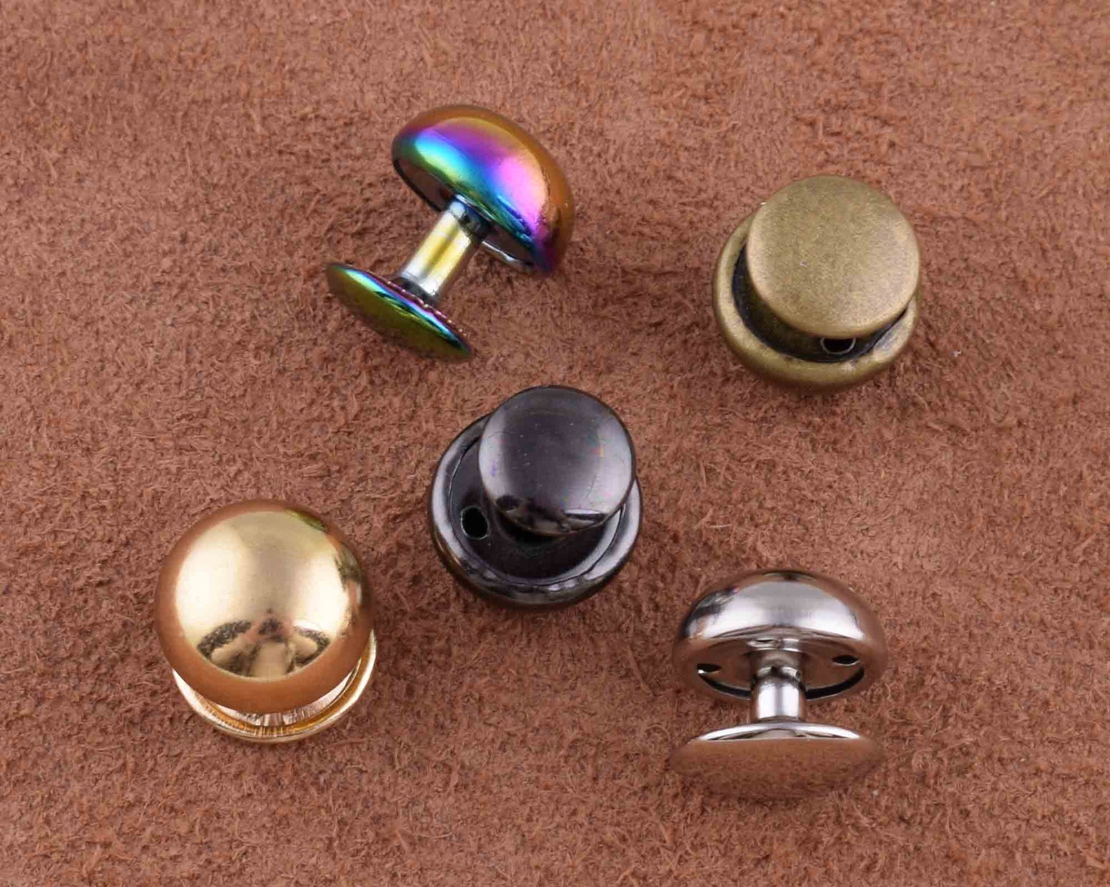 Round Dome Double Cap Rivets Rapid Studs12mm Leather rivets Etsy