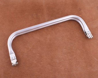 Purse handles metal Bag handle,25*9.5cm diy leather handmade purse bag metal handle,frame handles bag connector for hardware Box accessories