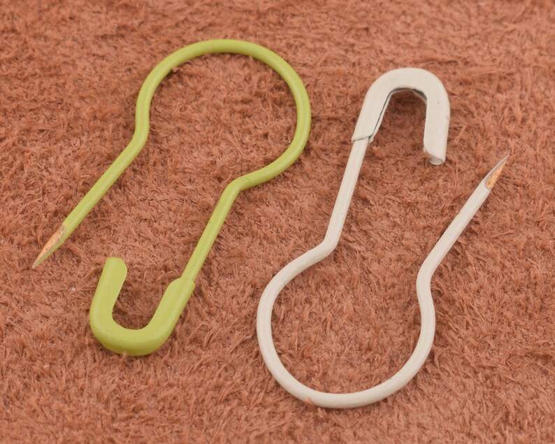 200pcs Copper pear shaped safety pins for clothing Etsy