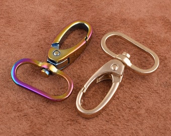 Swivel Snap Hook Push Gate Snap Hook 1 inch Metal Trigger Snap Clip/Purse Swivel Hooks for Bags,Handbag Hardware,Purse hardware
