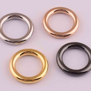 purse O Ring Bag Handles small O Ring Buckles 14mm O Handle Purse Handle Handbag Hardware Alloy Rings Seamless for purse/bag