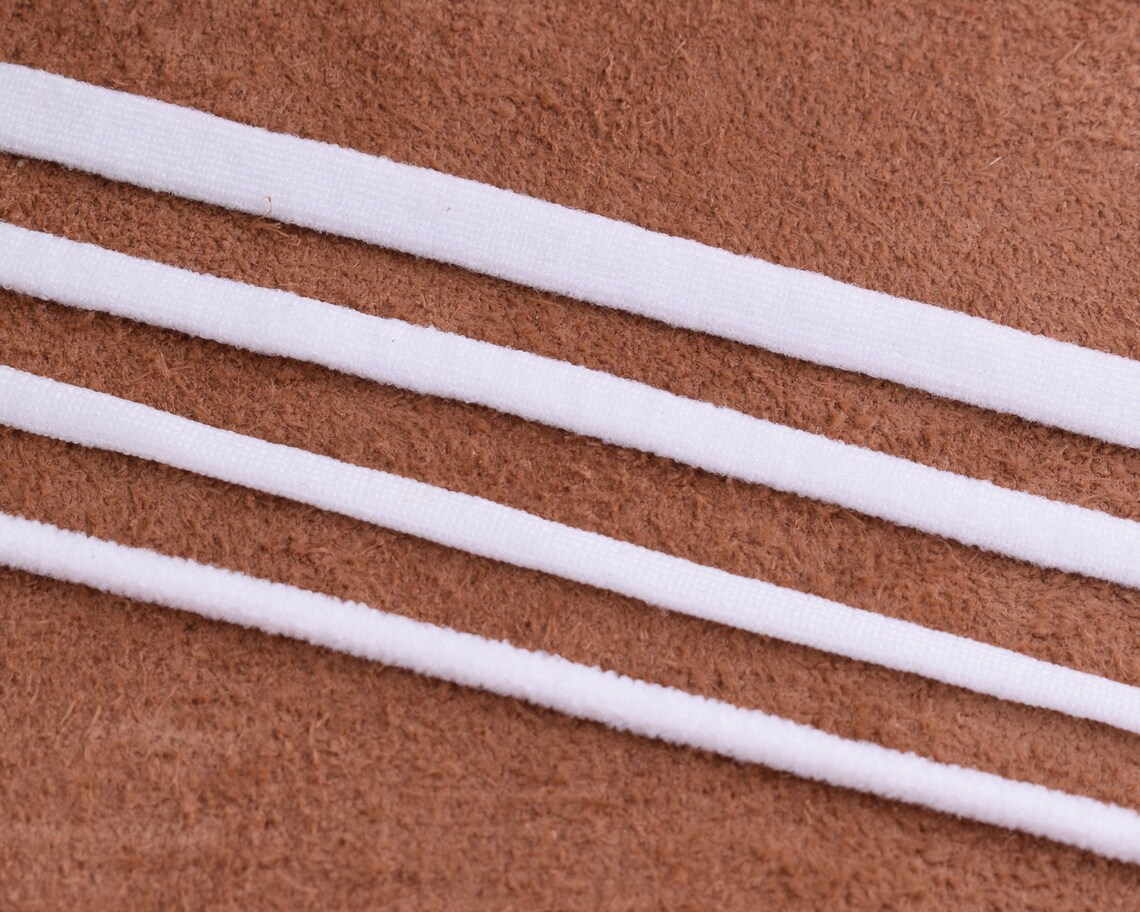 Thin Elastic Cord White Elastic Band Cord Rope Rubber Band Etsy