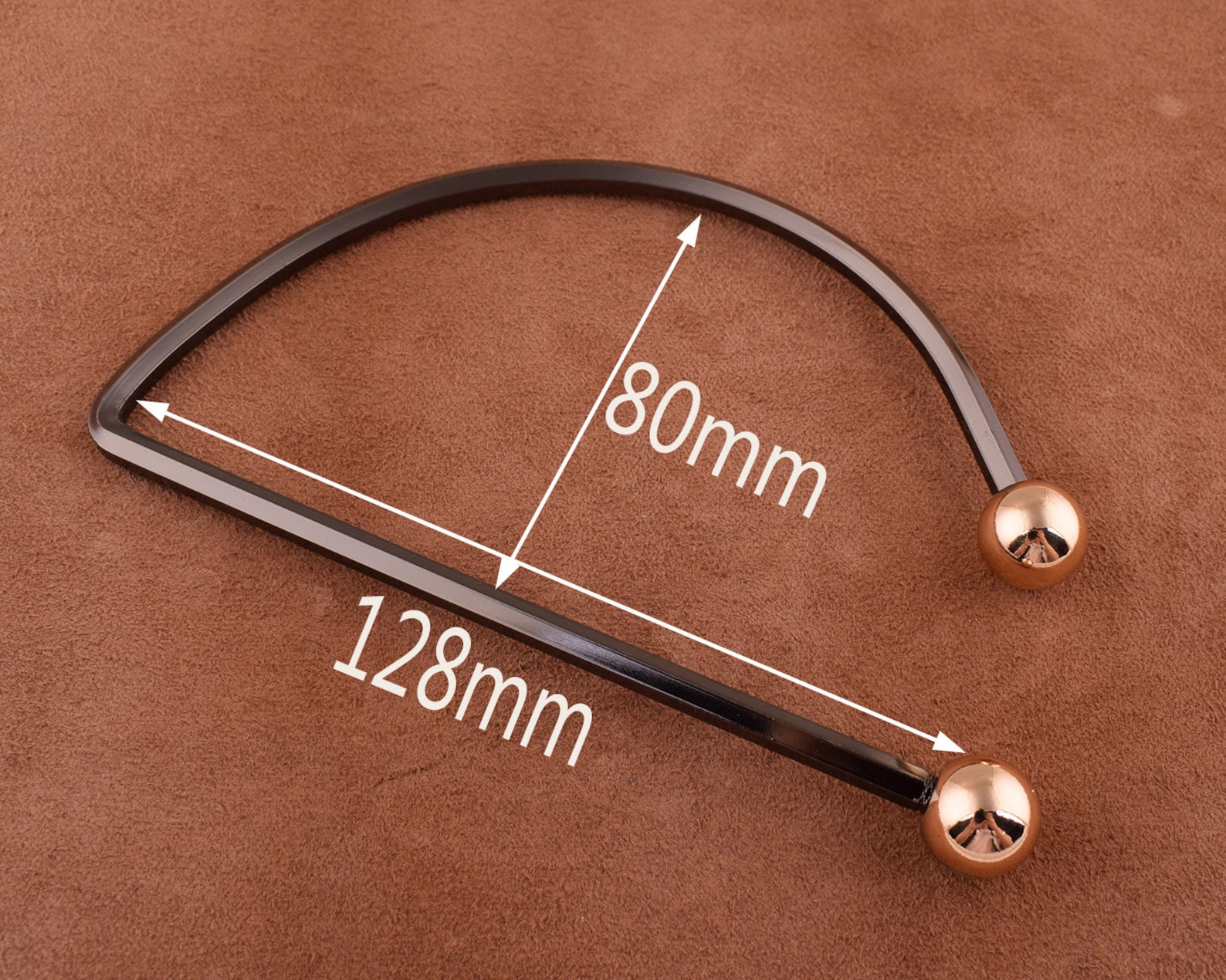 Black Purse Handle 12880mm Bag Handle Rectangle Handbag Etsy