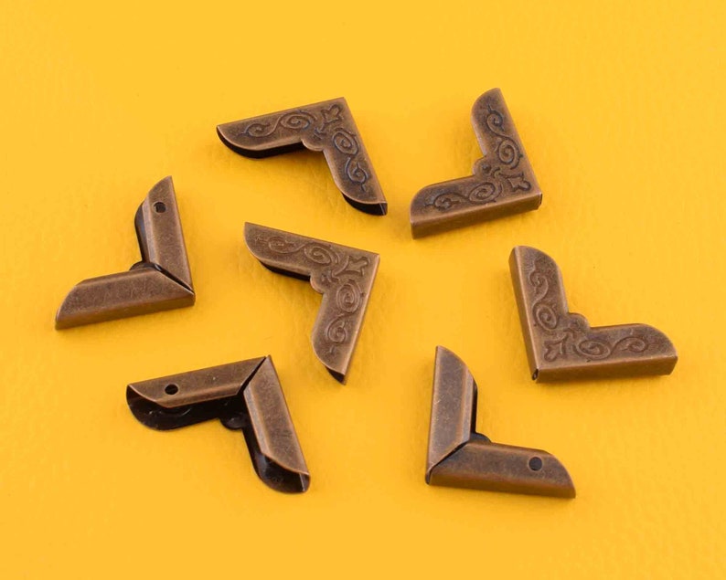 Bronze Metal Corners Decorative Book Corners204mm DIY Book Etsy