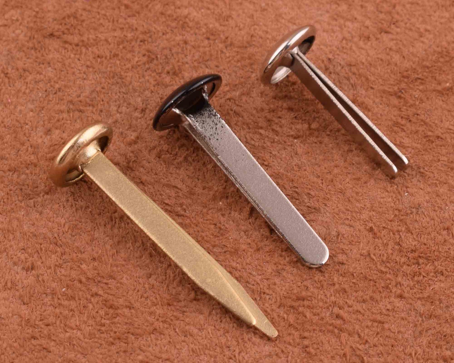 50pcs Round Brads Metal Brads Paper Fasteners Iron Purse Feet Etsy