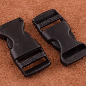 plastic buckle side release buckles Adjustable Side Release Plastic Buckle release buckle with strap adjuster width 20 mm for webbing/purse