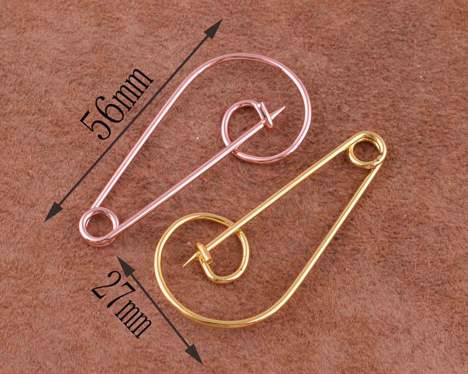 Gold/rose Gold Safety Pins Kilt Pins Broochsafety Pin Jewelry Etsy