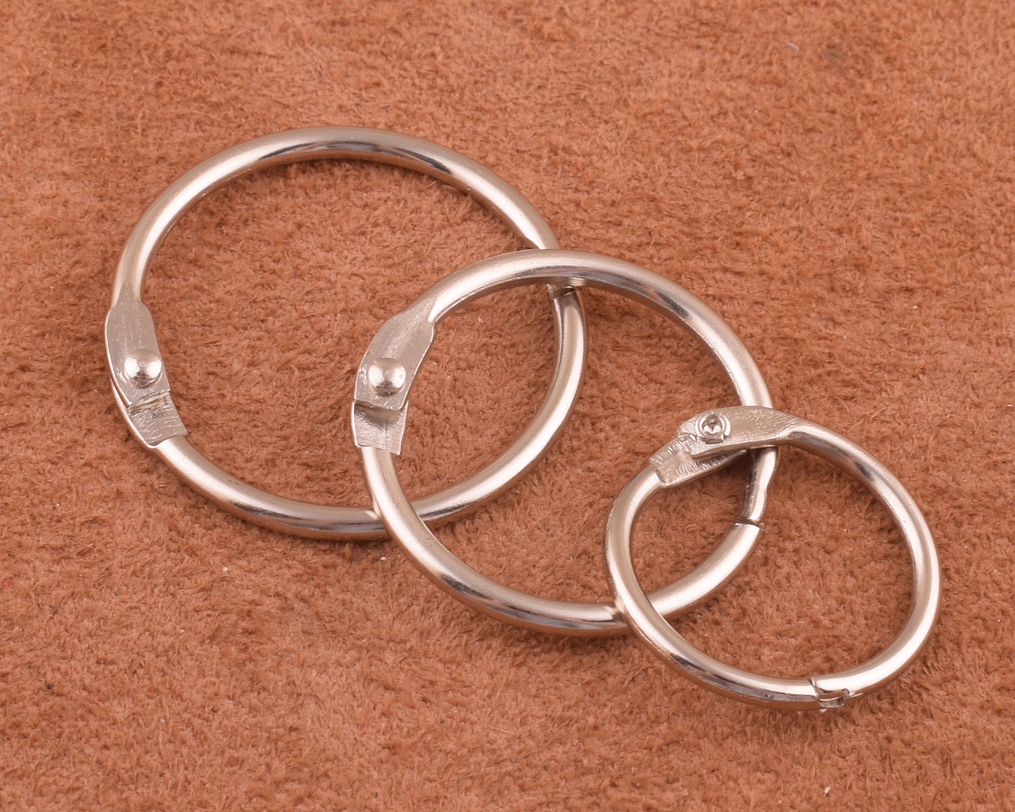 Digital Planner Binder Rings Metallics 4 Colors Silver Gold, Rose